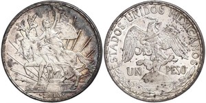 1 Peso Mexiko (1867 - ) Silber 