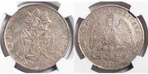 1 Peso Mexiko (1867 - ) Silber 