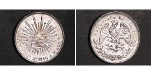 1 Peso Mexiko (1867 - ) Silber 