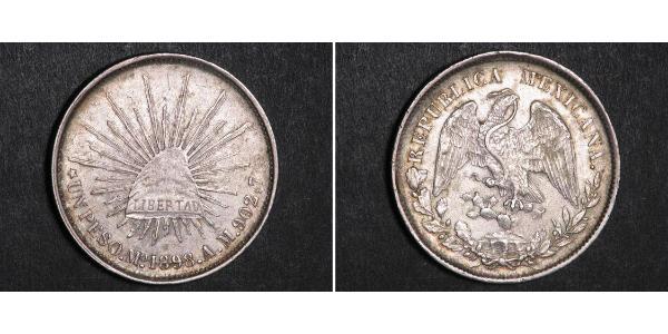 1 Peso Mexiko (1867 - ) Silber 