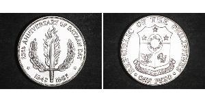 1 Peso Philippinen Silber 