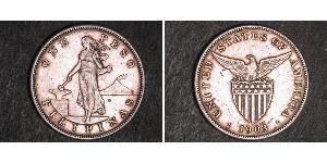 1 Peso Philippinen Silber 