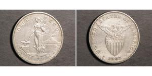 1 Peso Philippinen Silber 
