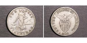 1 Peso Philippinen Silber 