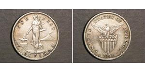 1 Peso Philippinen Silber 