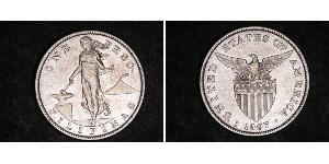 1 Peso Philippinen Silber 