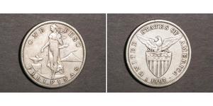 1 Peso Philippinen Silber 