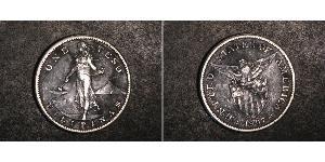 1 Peso Philippinen Silber 