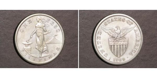1 Peso Philippinen Silber 