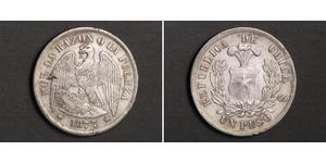 1 Peso Chile Silver 