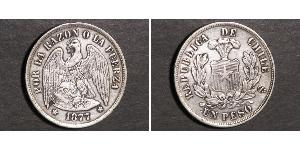 1 Peso Chile Silver 