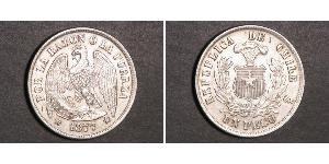 1 Peso Chile Silver 