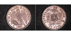 1 Peso Chile Silver 