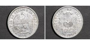 1 Peso Chile Silver 