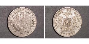 1 Peso Chile Silver 