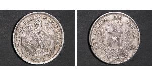 1 Peso Chile Silver 