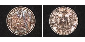 1 Peso Chile Silver 