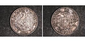 1 Peso Chile Silver 