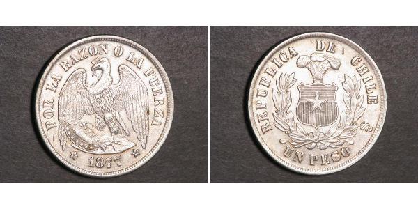 1 Peso Chile Silver 