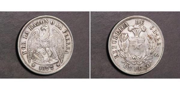 1 Peso Chile Silver 