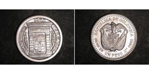 1 Peso Colombia Silver 