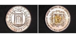 1 Peso Dominican Republic Silver 