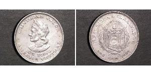 1 Peso El Salvador Silver Christopher Columbus (1451 - 1506)