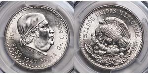 1 Peso Mexico Silver 