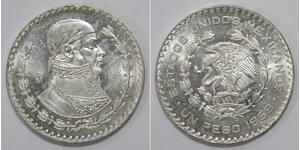 1 Peso Mexico Silver 