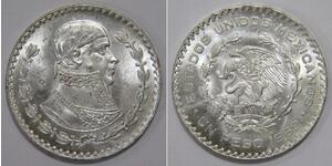 1 Peso Mexico Silver 