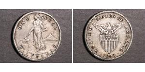 1 Peso Philippines Silver 