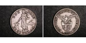 1 Peso Philippines Silver 