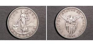 1 Peso Philippines Silver 