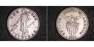 1 Peso Philippines Silver 
