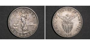 1 Peso Philippines Silver 