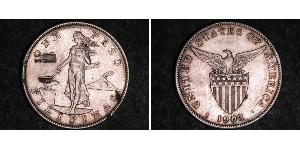 1 Peso Philippines Silver 