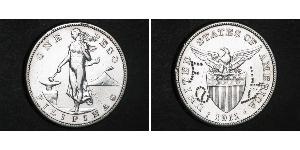 1 Peso Philippines Silver 
