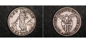 1 Peso Philippines Silver 