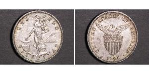 1 Peso Philippines Silver 