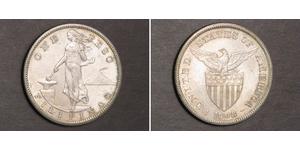1 Peso Philippines Silver 
