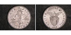 1 Peso Philippines Silver 