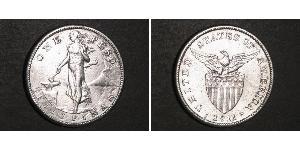 1 Peso Philippines Silver 
