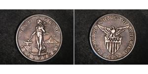 1 Peso Philippines Silver 
