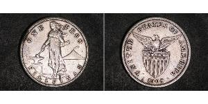 1 Peso Philippines Silver 