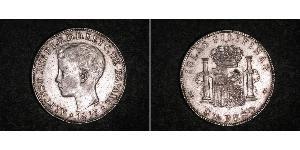 1 Peso Philippines Silver Alfonso XIII of Spain (1886 - 1941)