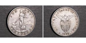 1 Peso Philippines Silver 