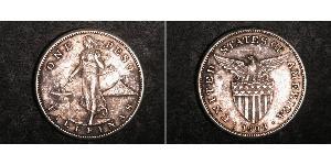 1 Peso Philippines Silver 