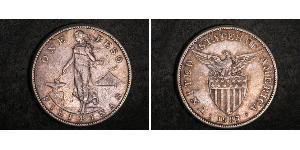 1 Peso Philippines Silver 
