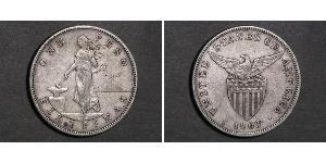 1 Peso Philippines Silver 