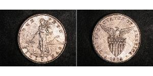1 Peso Philippines Silver 